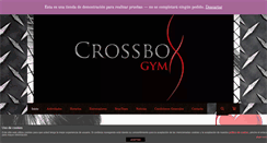 Desktop Screenshot of crossboxgym.com