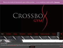 Tablet Screenshot of crossboxgym.com